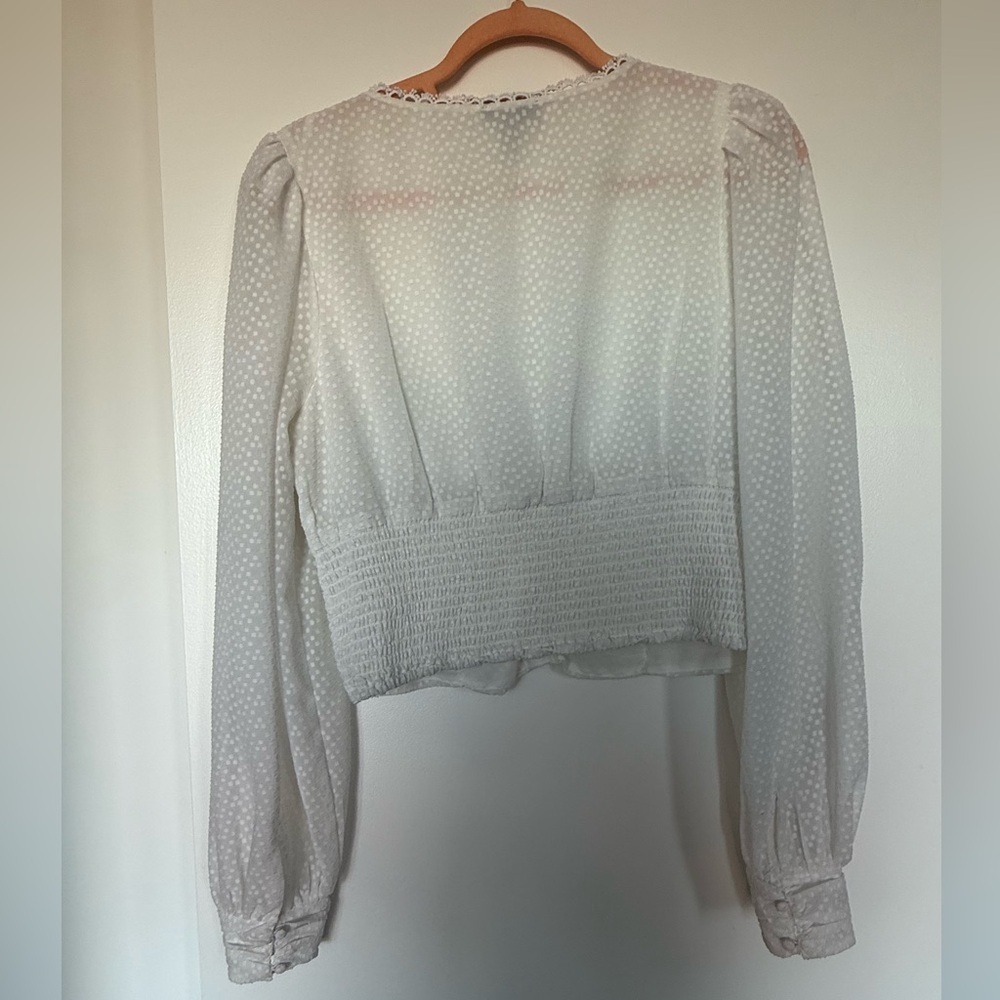 Rare Jessica Simpson White Blouse - Picture 5 of 6